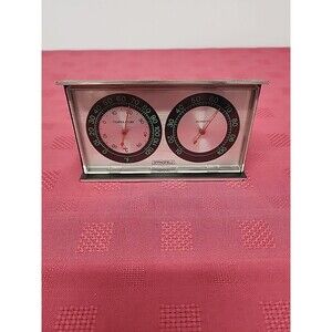 Vintage Springfield Desk Top Weather Station Temperature Humidity 1960s USA